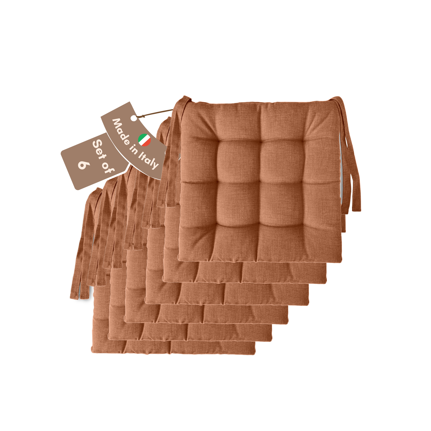 Cuscini copri sedie da cucina Bronzo - Linea Rome