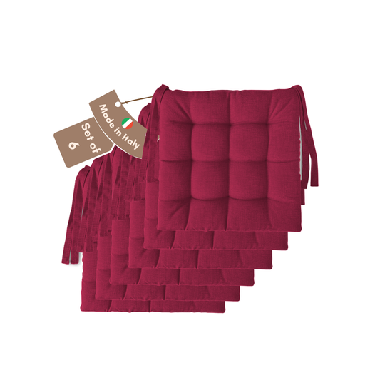 Cuscini copri sedie da cucina fucsia - Linea Rome