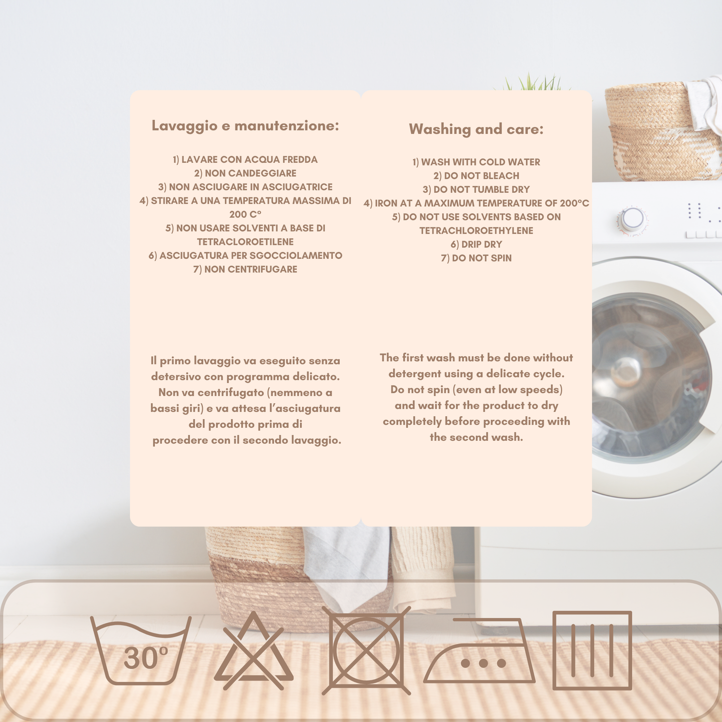 Tovaglia per Tavola da 4 a 14 posti - Beige