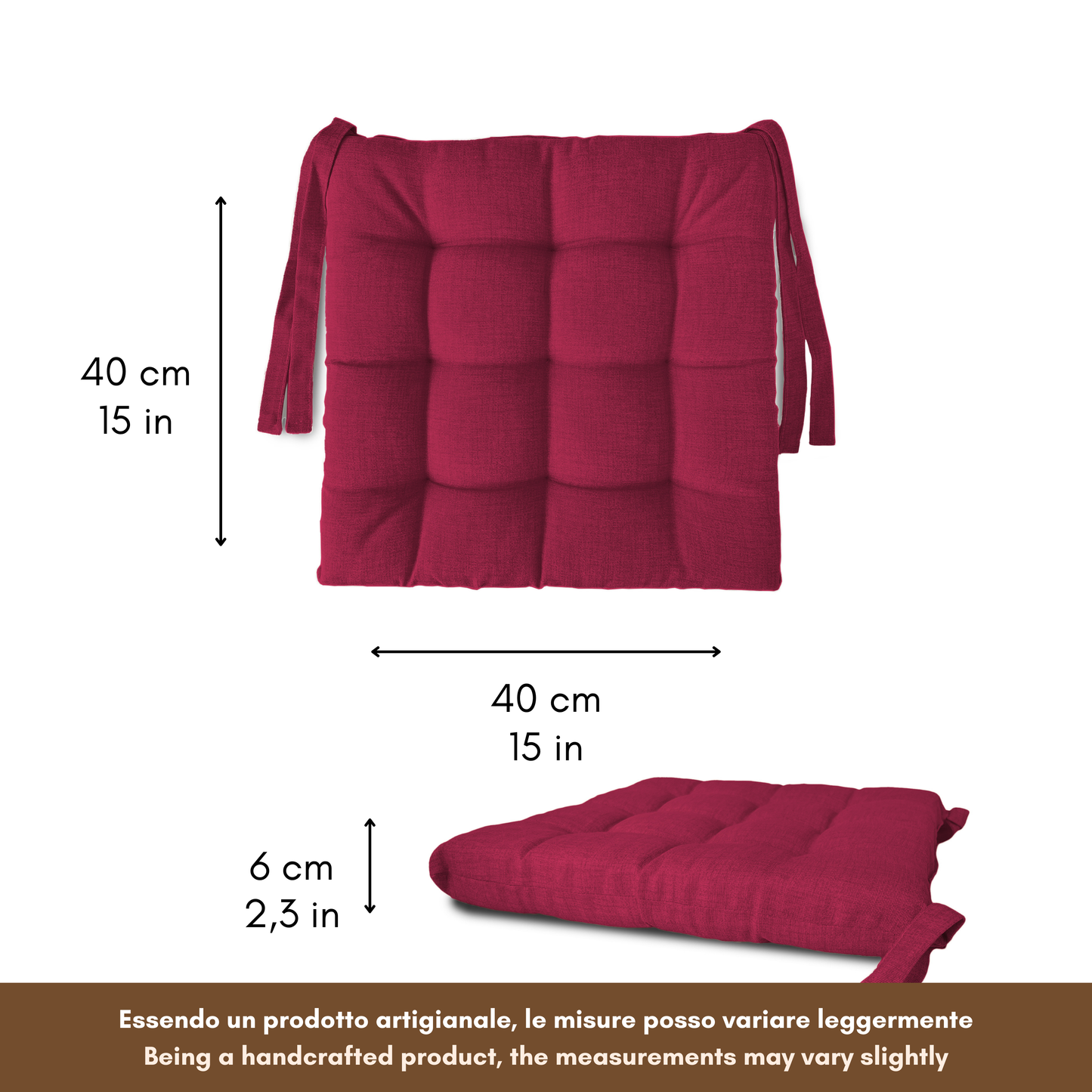 Cuscini copri sedie da cucina fucsia - Linea Rome