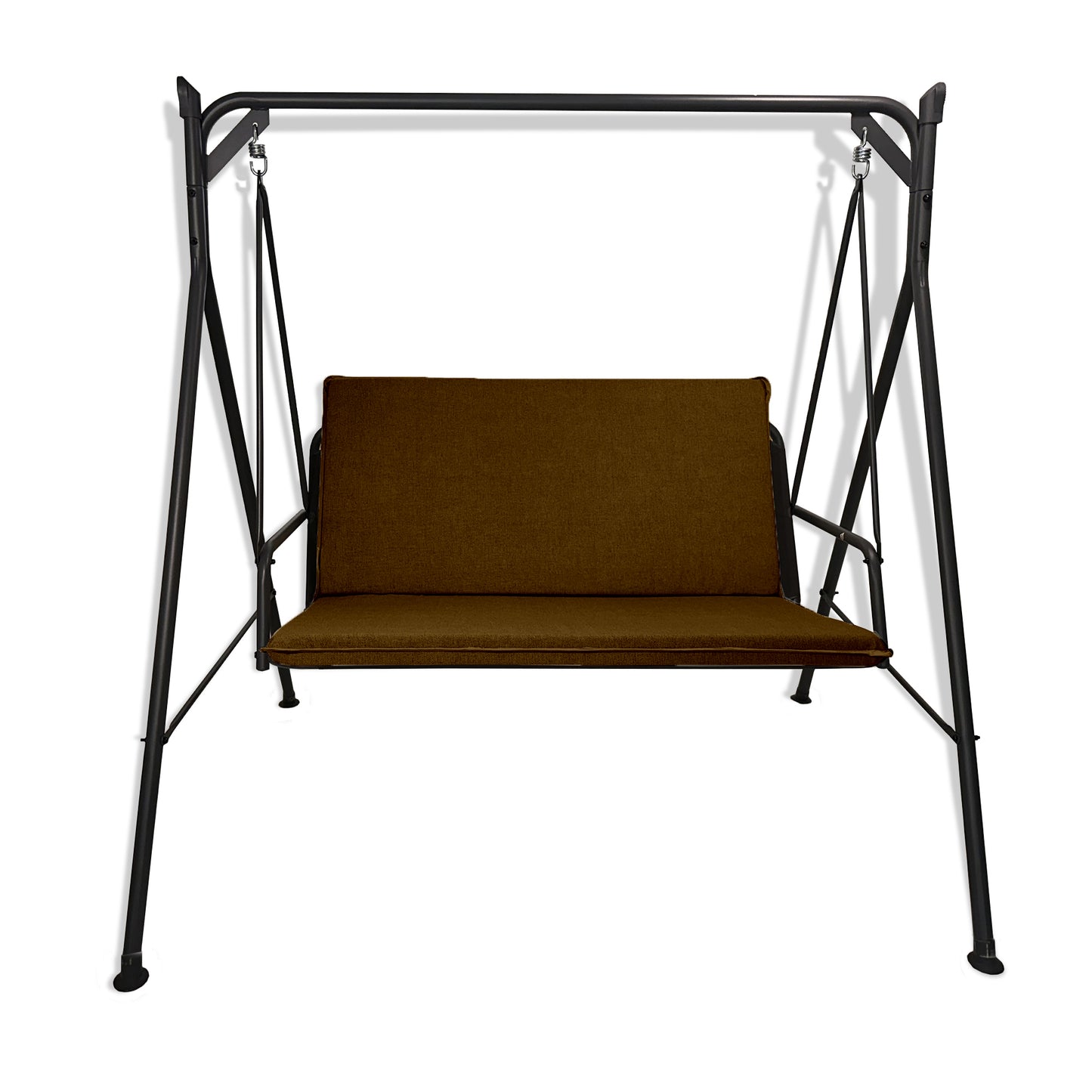 Cuscino marrone per dondolo da giardino - linea unito