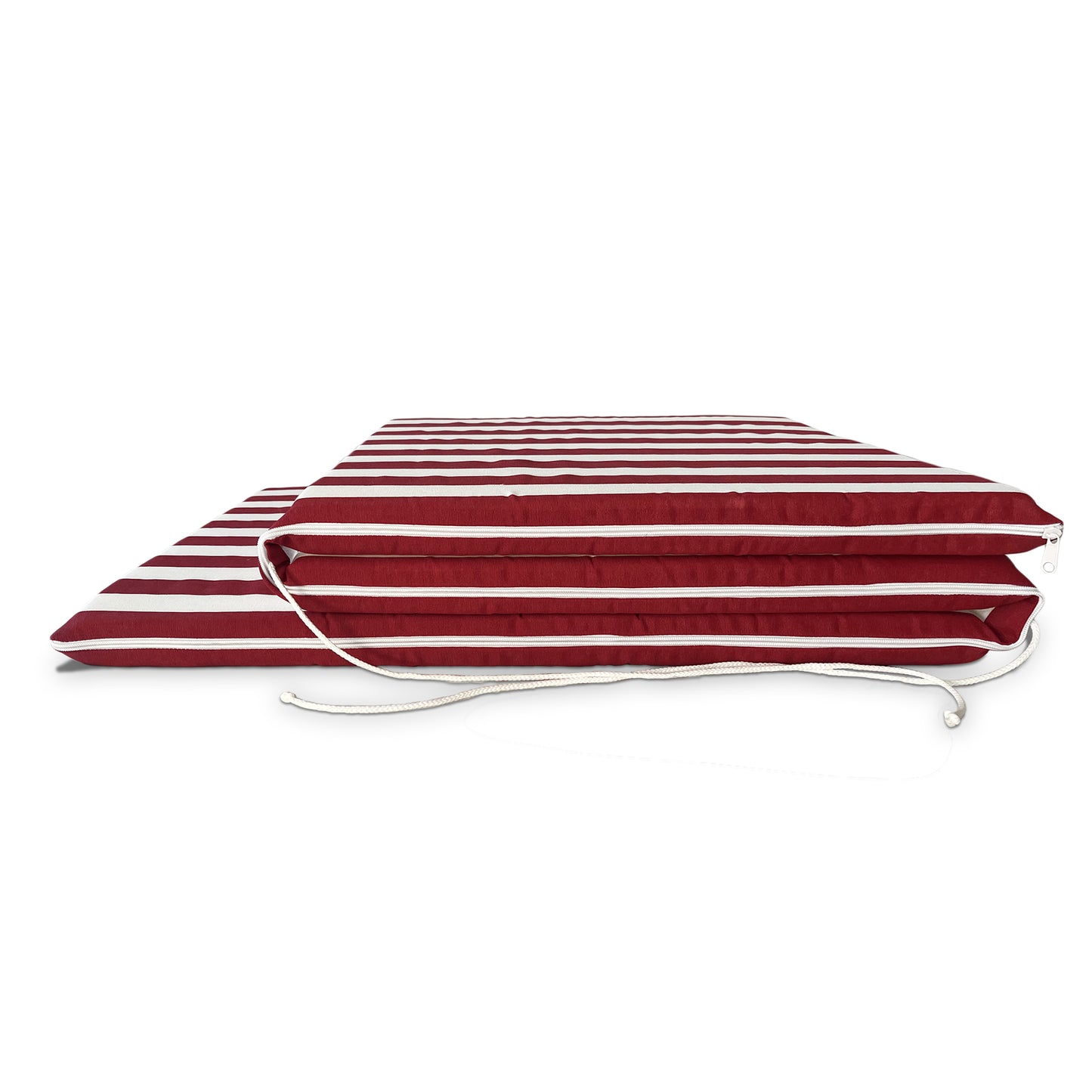 Cuscino bordeaux 3 pezzi per lettino prendisole - linea fasciato