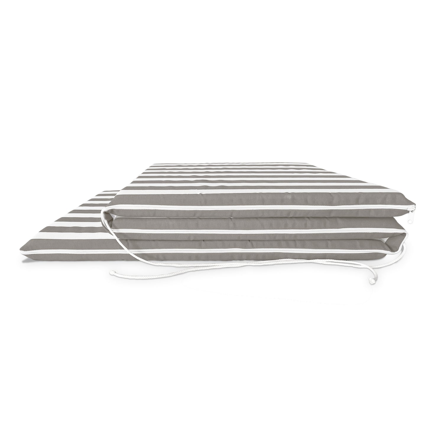 Cuscino grigio 3 pezzi per lettino prendisole - linea fasciato