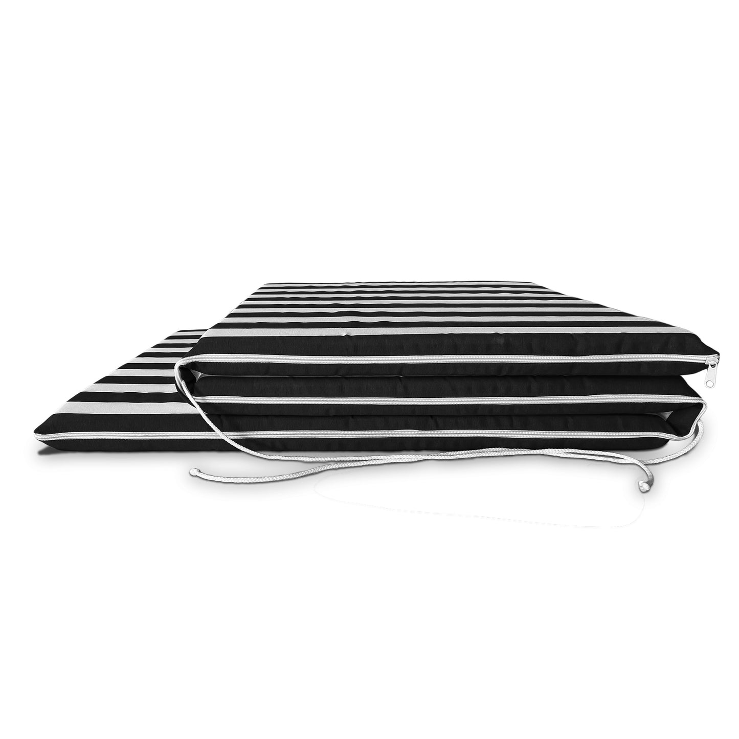 Cuscino Nero 3 pezzi per lettino prendisole - linea fasciato