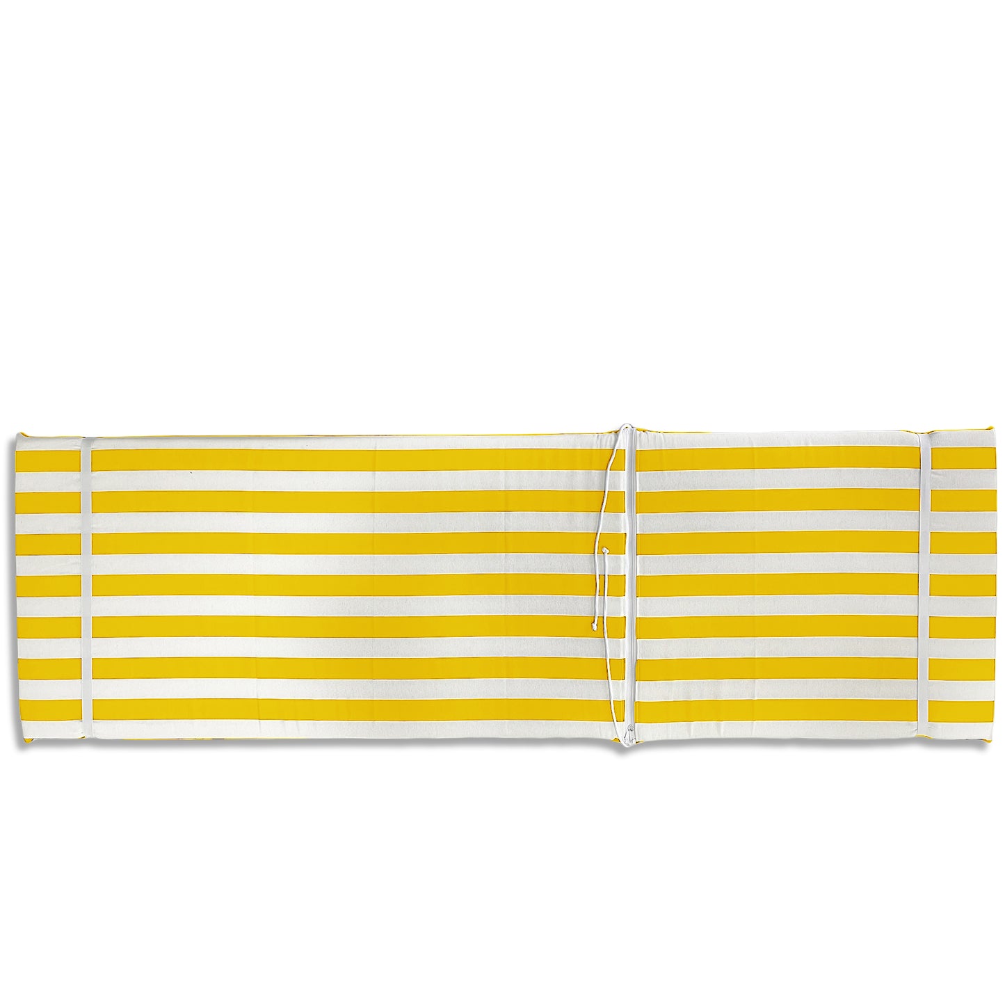 Cuscino giallo per lettino prendisole - linea fasciato
