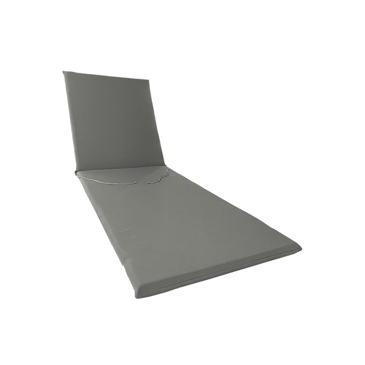 Cuscino grigio antimacchia per lettino prendisole - linea arena