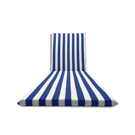 Cuscino blu per lettino prendisole - linea fasciato