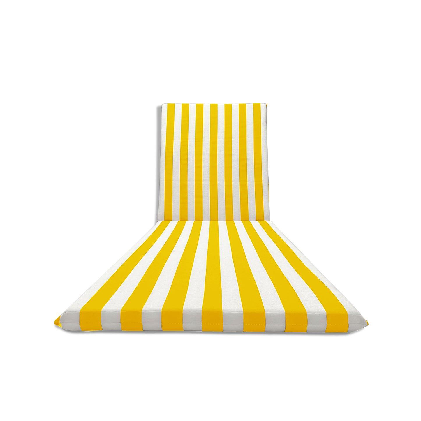Cuscino giallo per lettino prendisole - linea fasciato