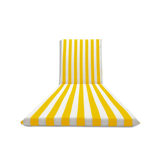 Cuscino giallo per lettino prendisole - linea fasciato