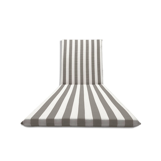 Cuscino grigio per lettino prendisole - linea fasciato