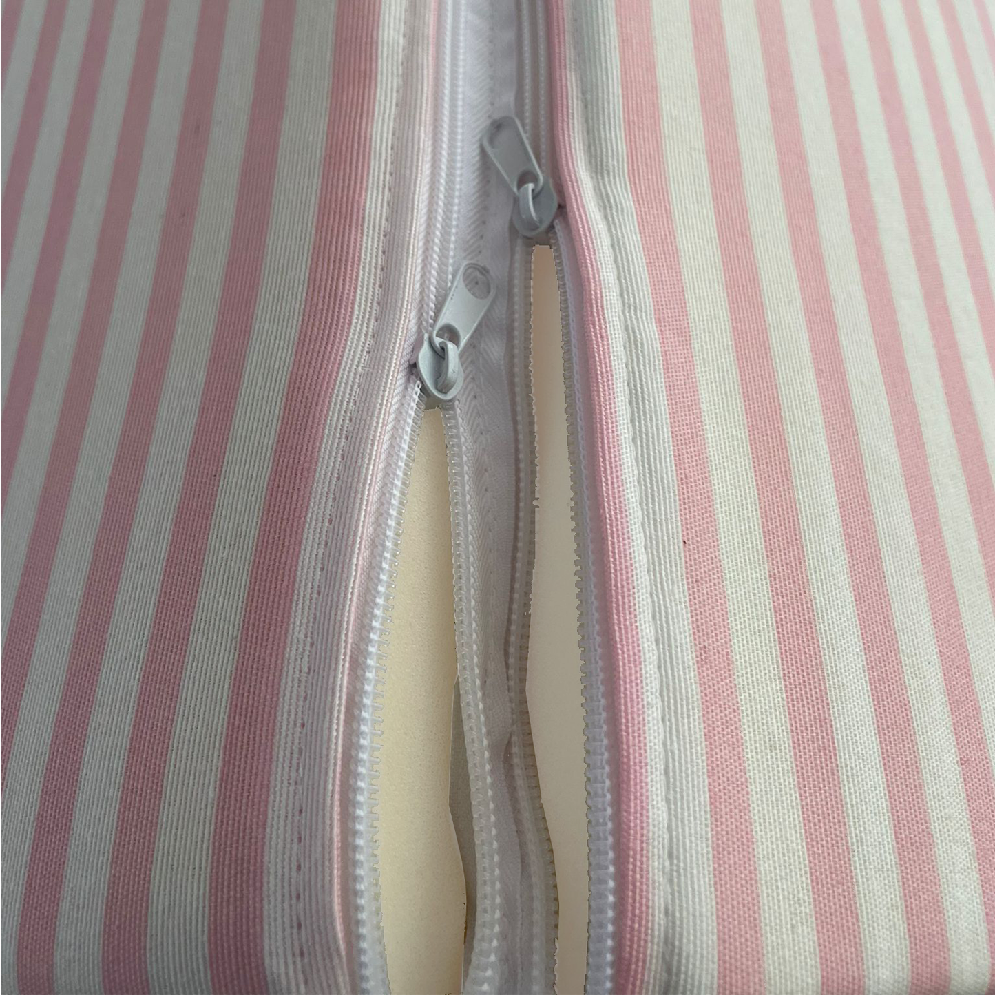 Cuscino rosa per lettino prendisole - linea fasciato