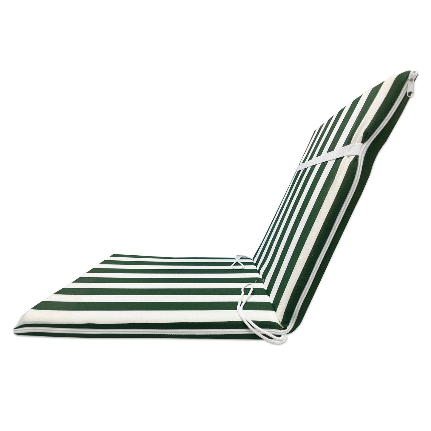 Cuscino per Sdraio Mare Schienale basso Verde - Linea Fasciato