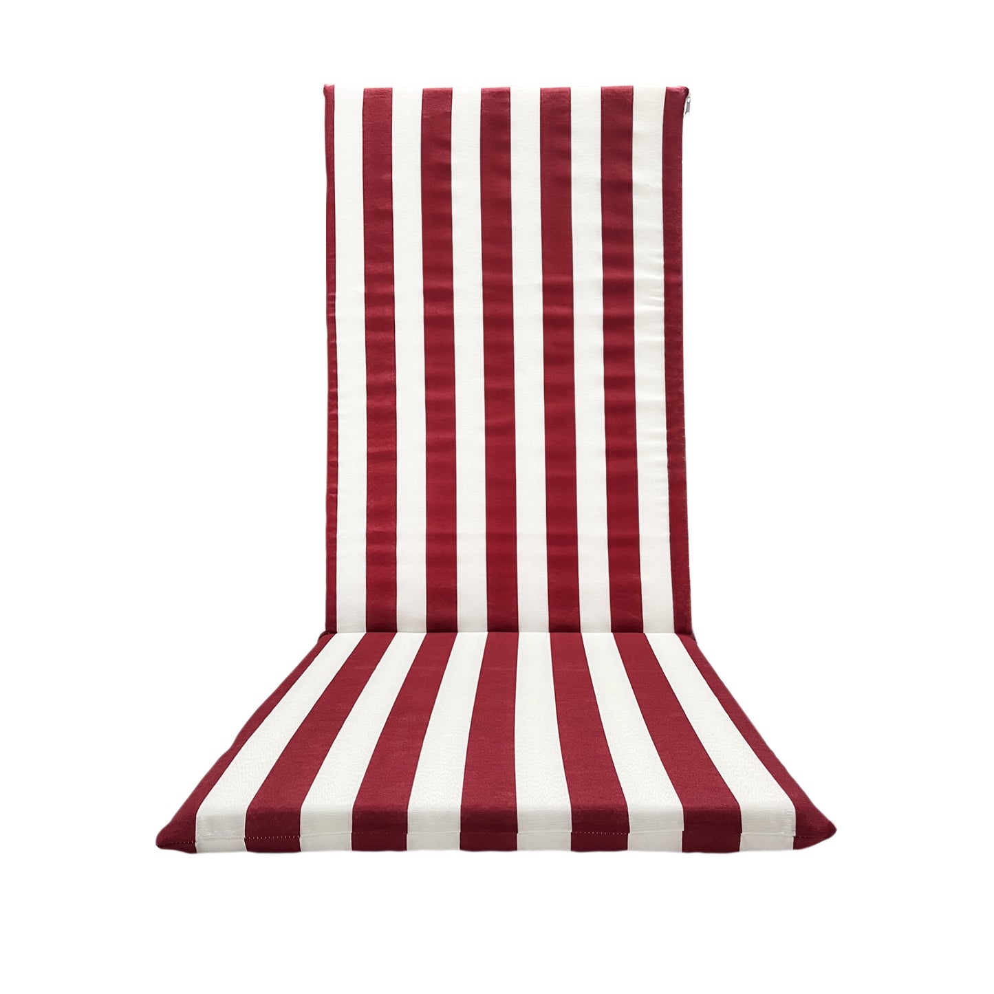 Cuscino Bordeaux Per Sedia Sdraio da Giardino - Linea fasciato