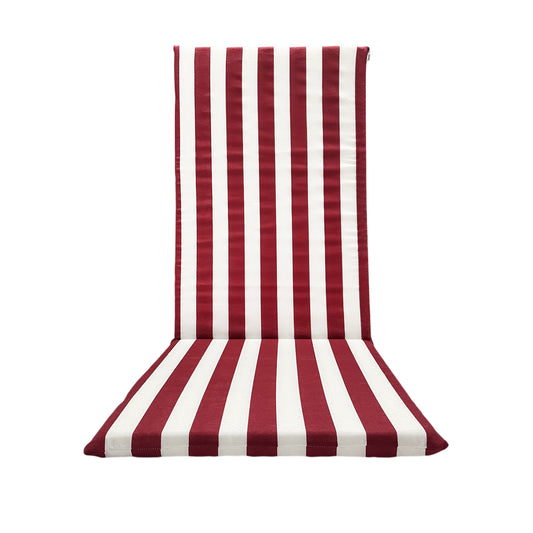 Cuscino Bordeaux Per Sedia Sdraio da Giardino - Linea fasciato
