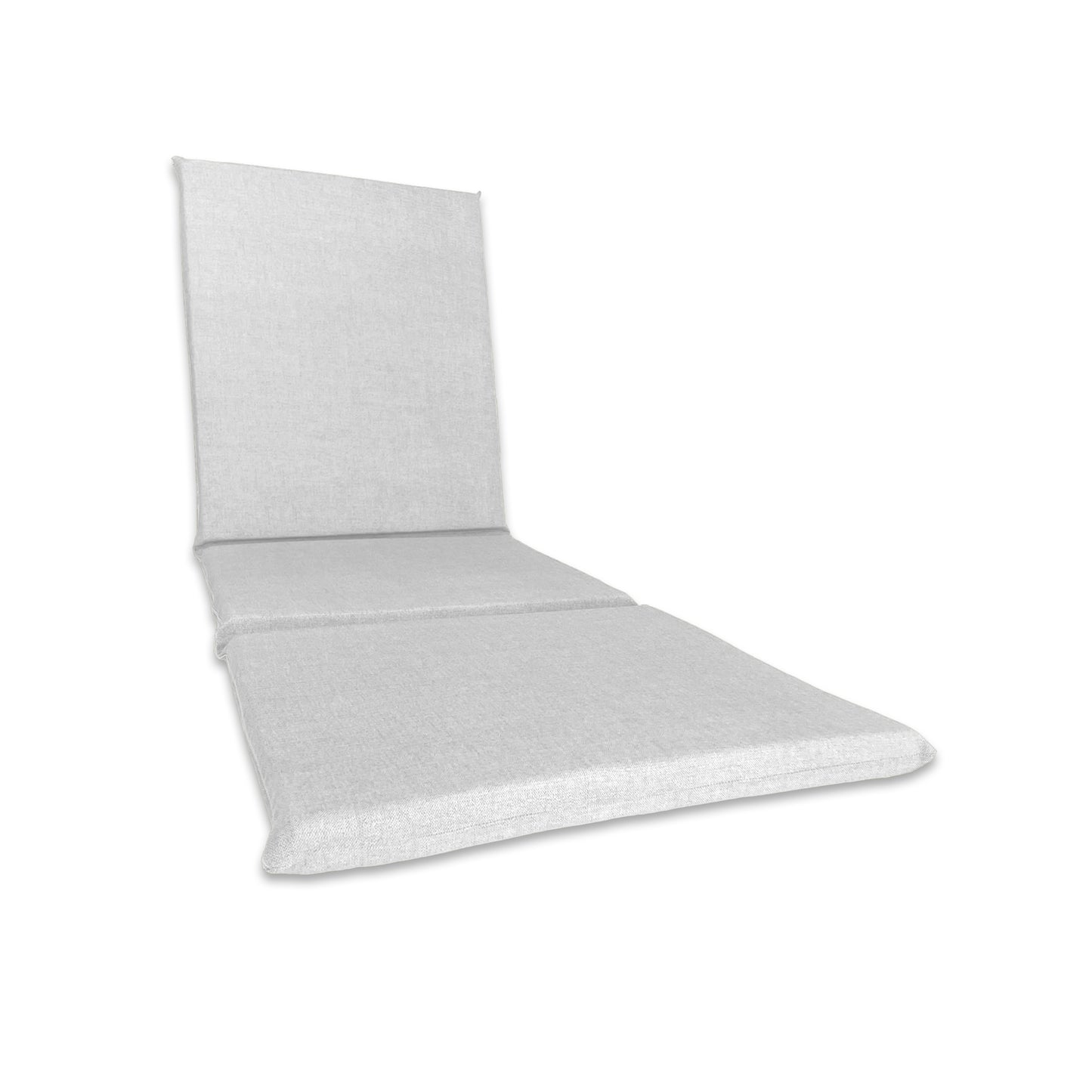 Cuscino per lettino prendisole linea 3 pezzi - Bianco