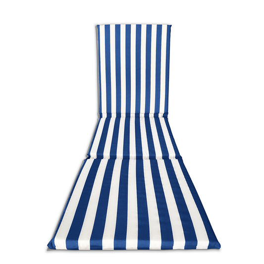 Cuscino blu 3 pezzi per lettino prendisole - linea fasciato