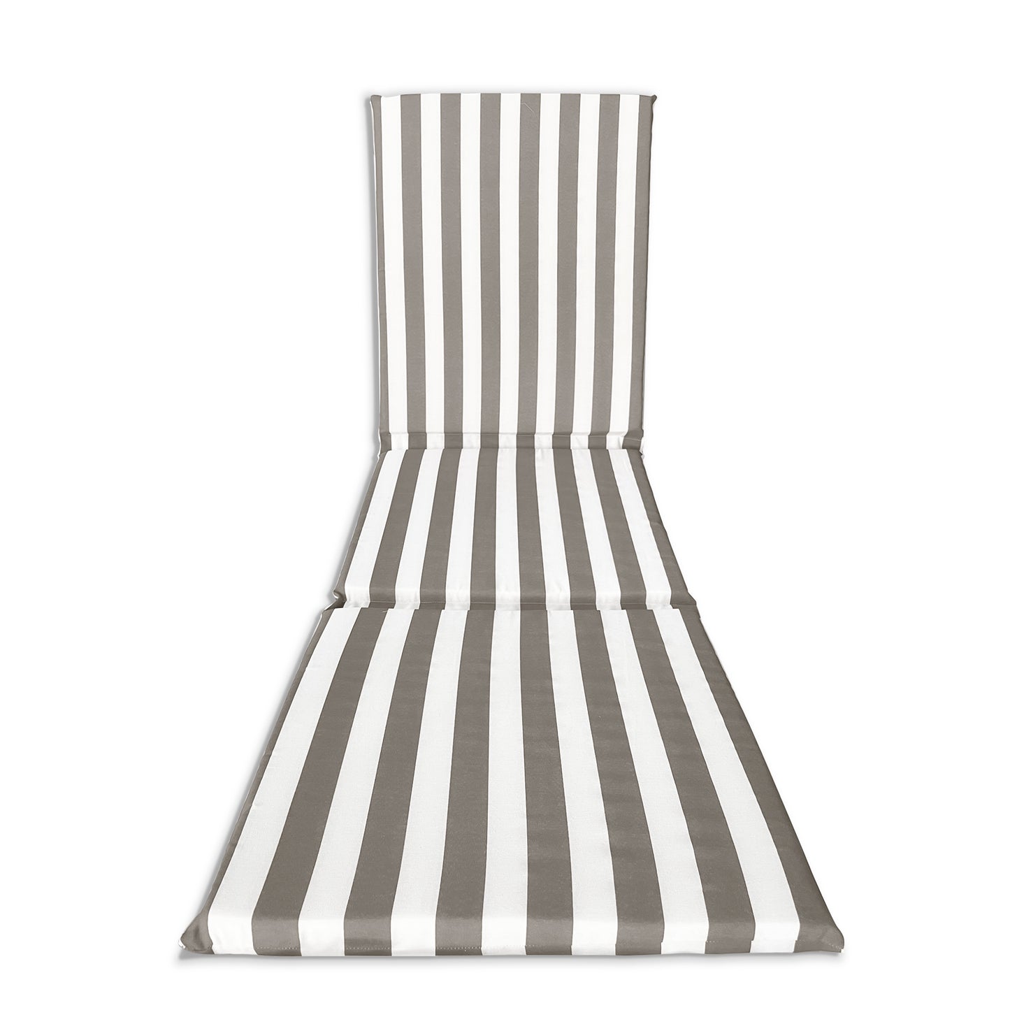 Cuscino grigio 3 pezzi per lettino prendisole - linea fasciato