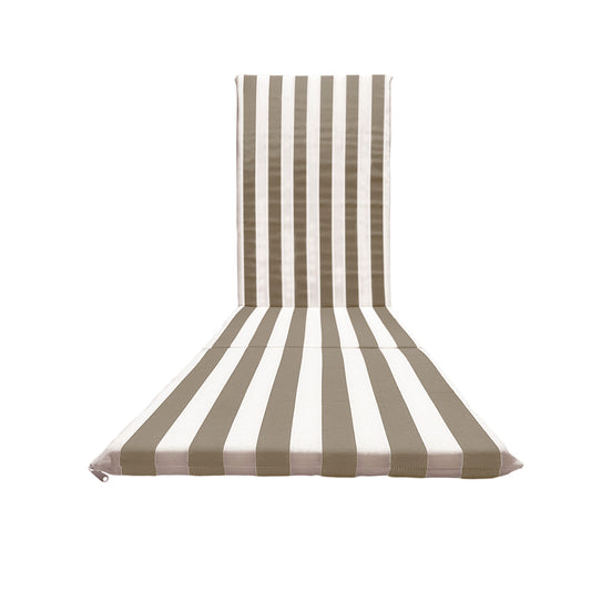 Cuscino fasciato Beige per Sdraio mare 165x50 cm - Prolunga