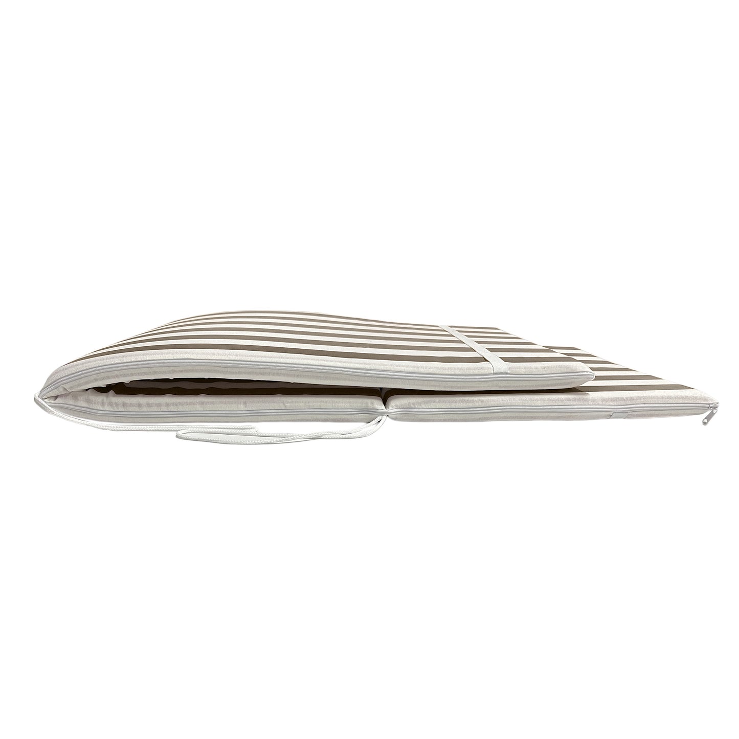 Cuscino fasciato Beige per Sdraio mare 165x50 cm - Prolunga