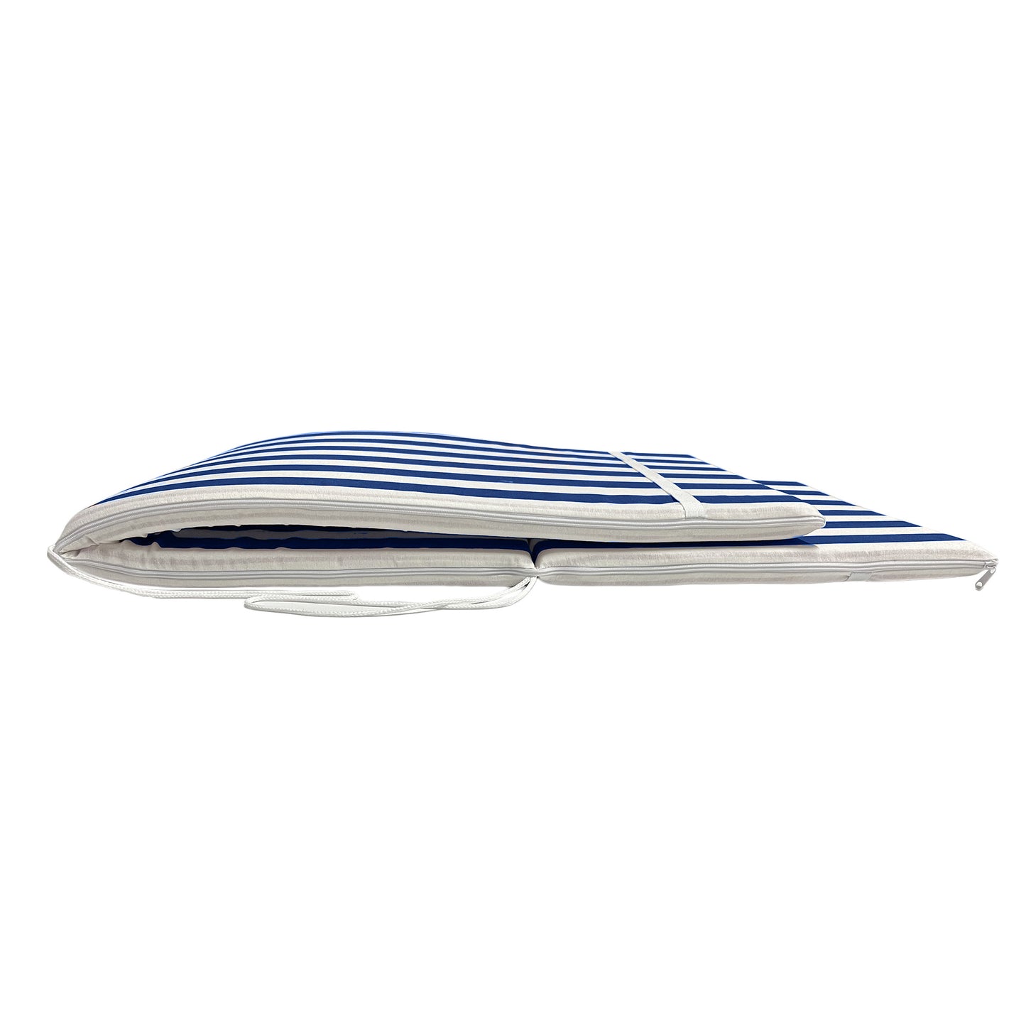 Cuscino fasciato Blu per Sdraio mare 165x50 cm - Prolunga
