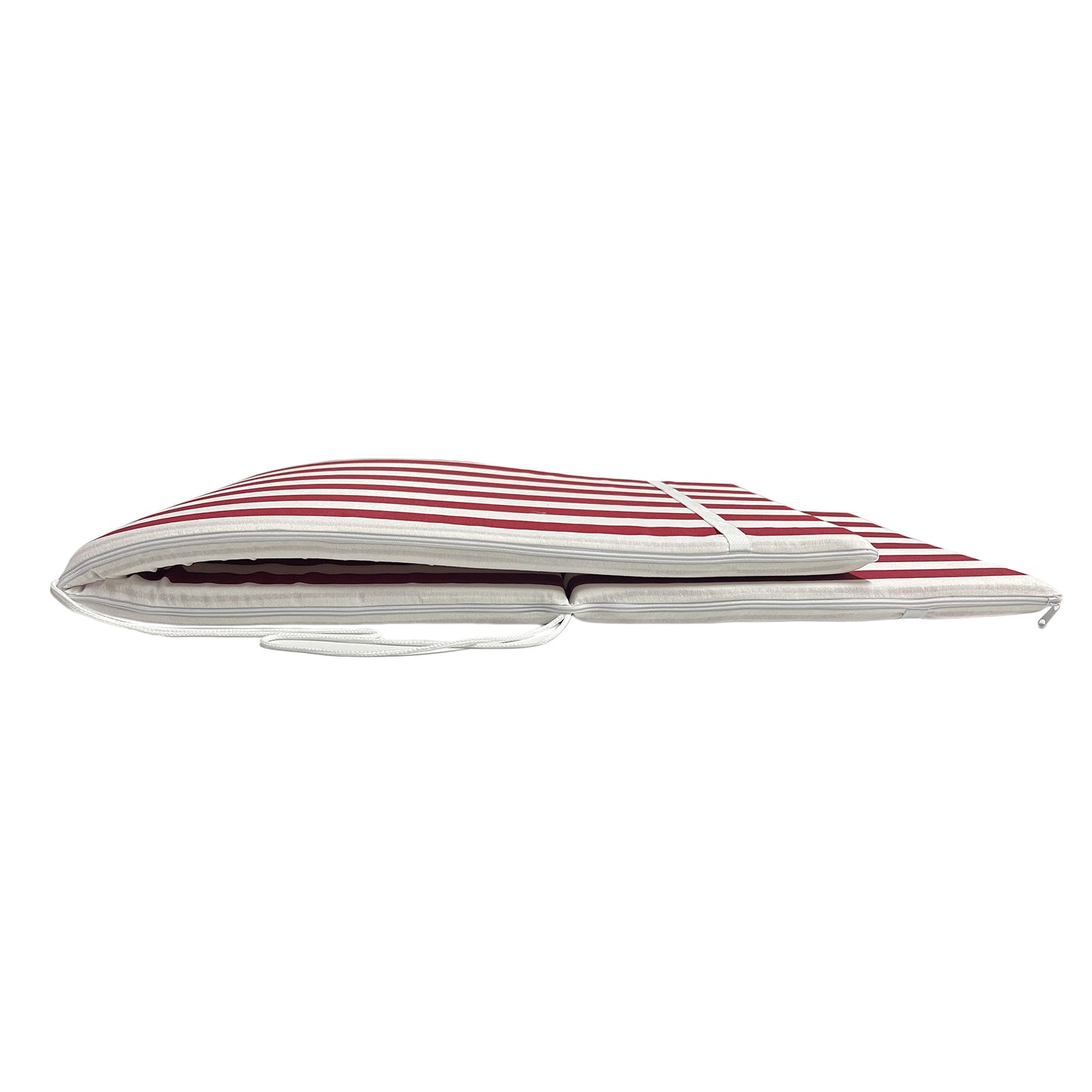 Cuscino fasciato Bordeaux per Sdraio mare 165x50 cm - Prolunga
