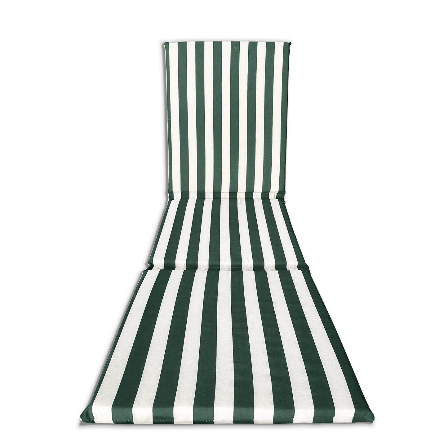 Cuscino verde 3 pezzi per lettino prendisole - linea fasciato