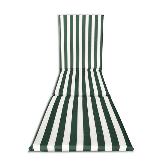 Cuscino verde 3 pezzi per lettino prendisole - linea fasciato