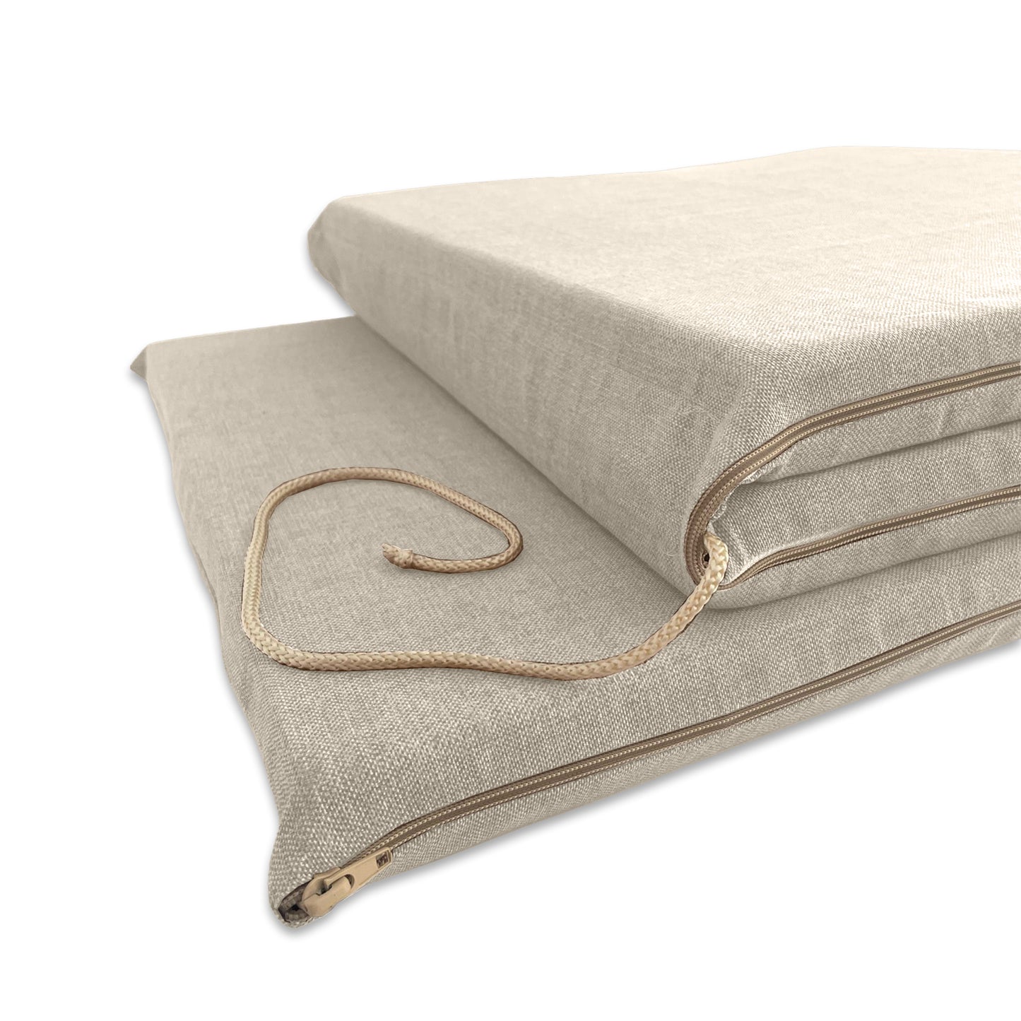 Cuscino per lettino prendisole linea 3 pezzi - Avorio