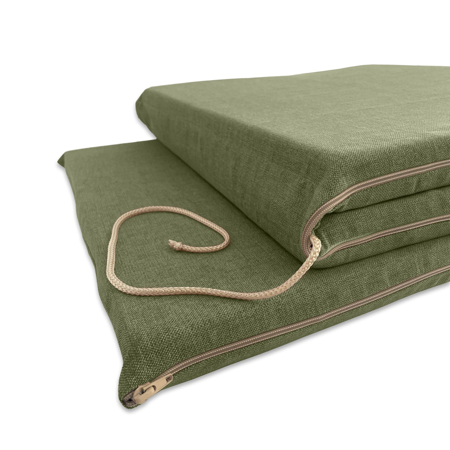 Cuscino per lettino prendisole linea 3 pezzi - Cachi