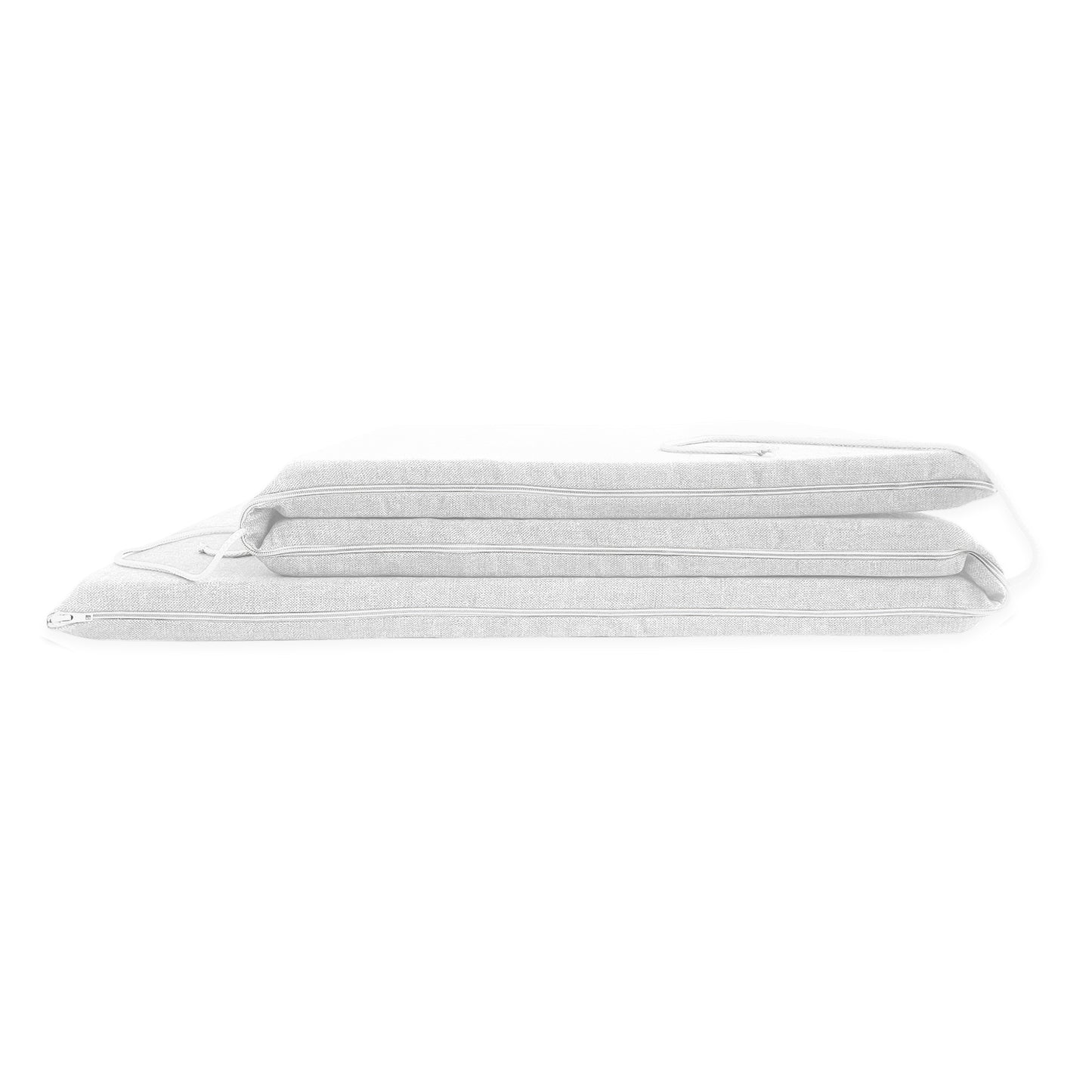 Cuscino per lettino prendisole linea 3 pezzi - Bianco