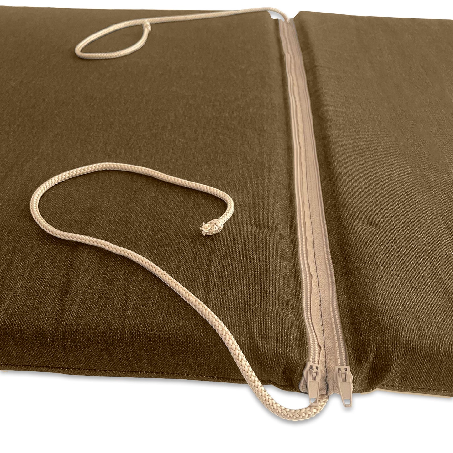 Cuscino marrone per lettino prendisole - linea unito
