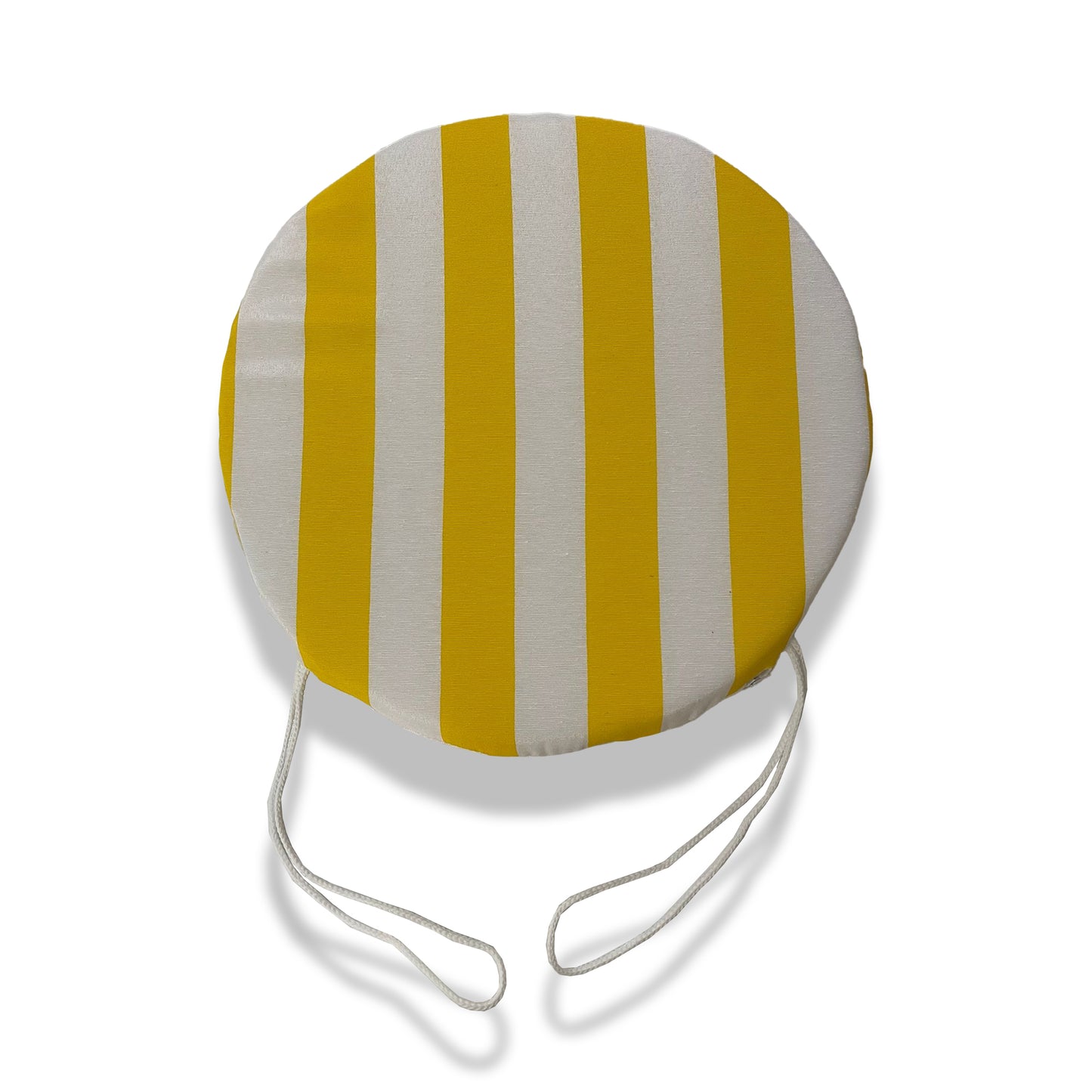 Set 6 cuscini Copri Sedie sfoderabili Bianco e Giallo - Linea Sorrento