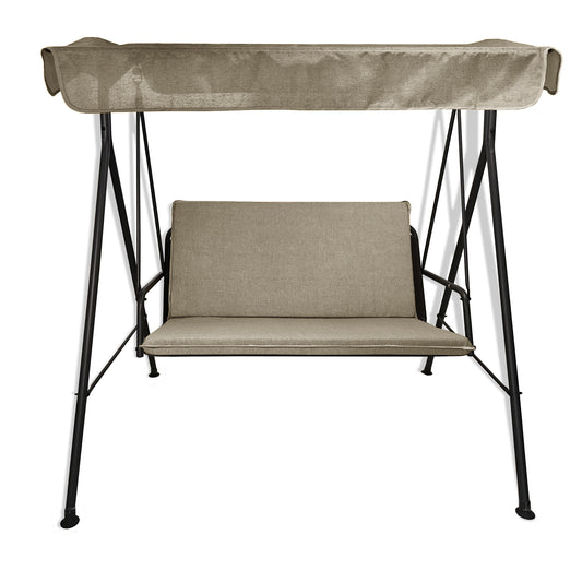Cuscino beige per dondolo da giardino - linea unito