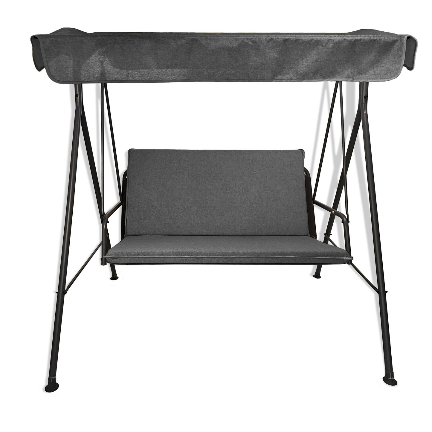 Cuscino grigio per dondolo da giardino - linea unito