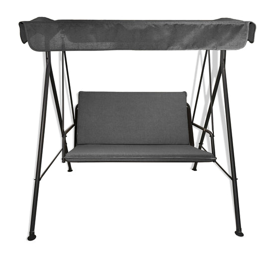Cuscino grigio per dondolo da giardino - linea unito