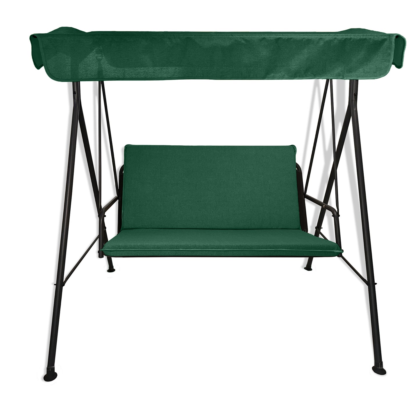 Cuscino verde per dondolo da giardino - linea unito