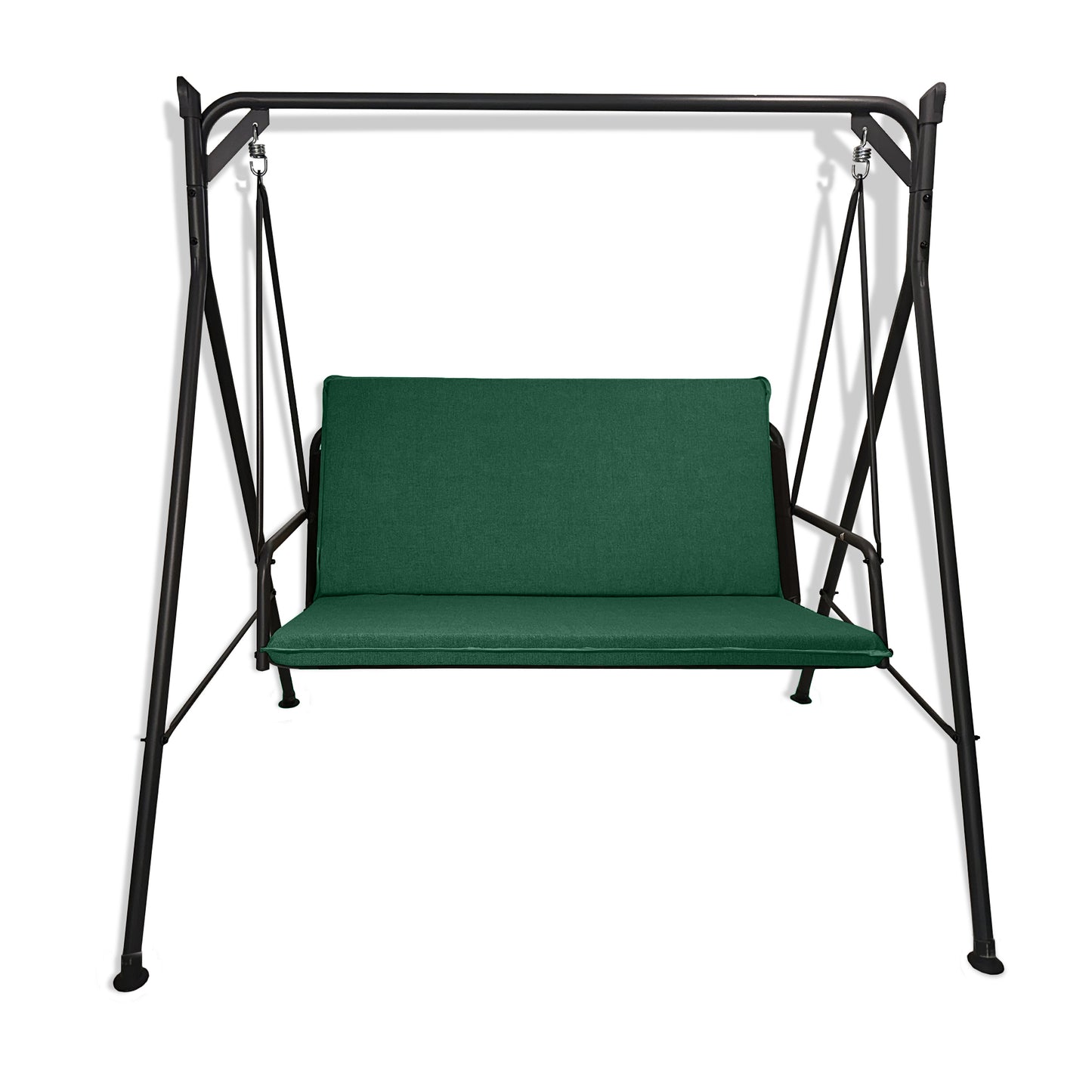 Cuscino verde per dondolo da giardino - linea unito