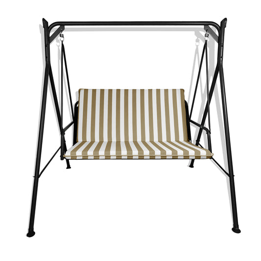 Cuscino beige per dondolo da giardino - linea fasciato