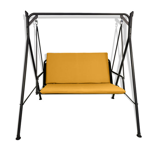 Cuscino senape per dondolo da giardino - linea arena