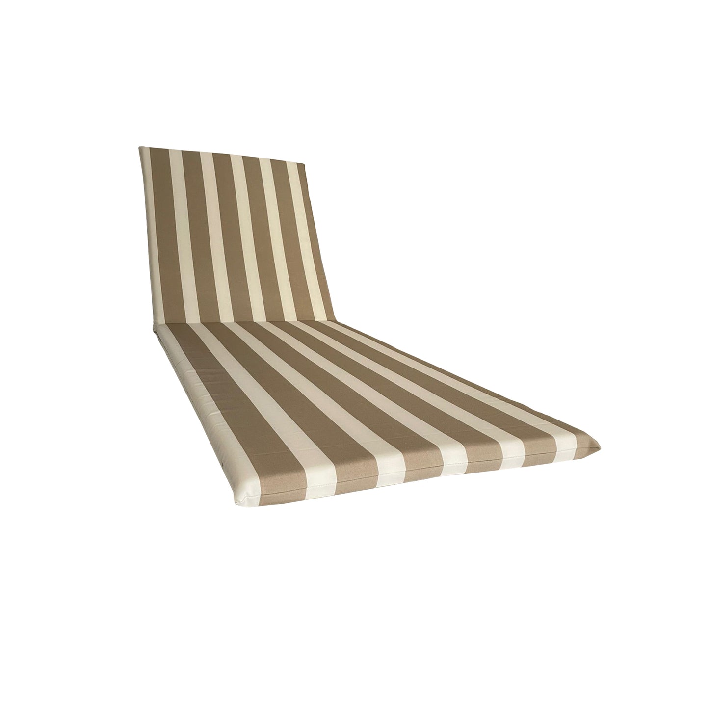 Cuscino Beige fasciato per lettino prendisole - Poliestere impermeabile