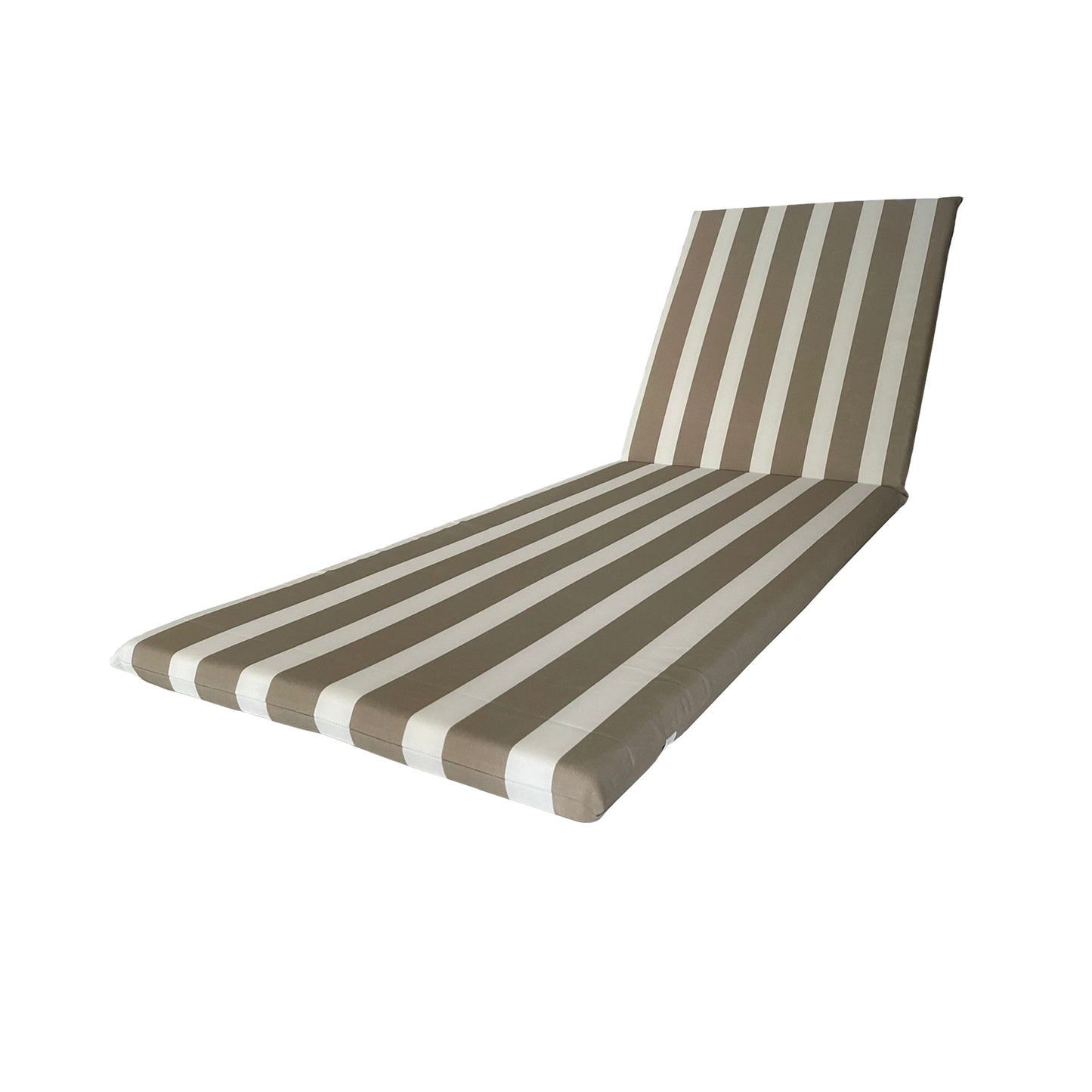 Cuscino Beige fasciato per lettino prendisole - Poliestere impermeabile