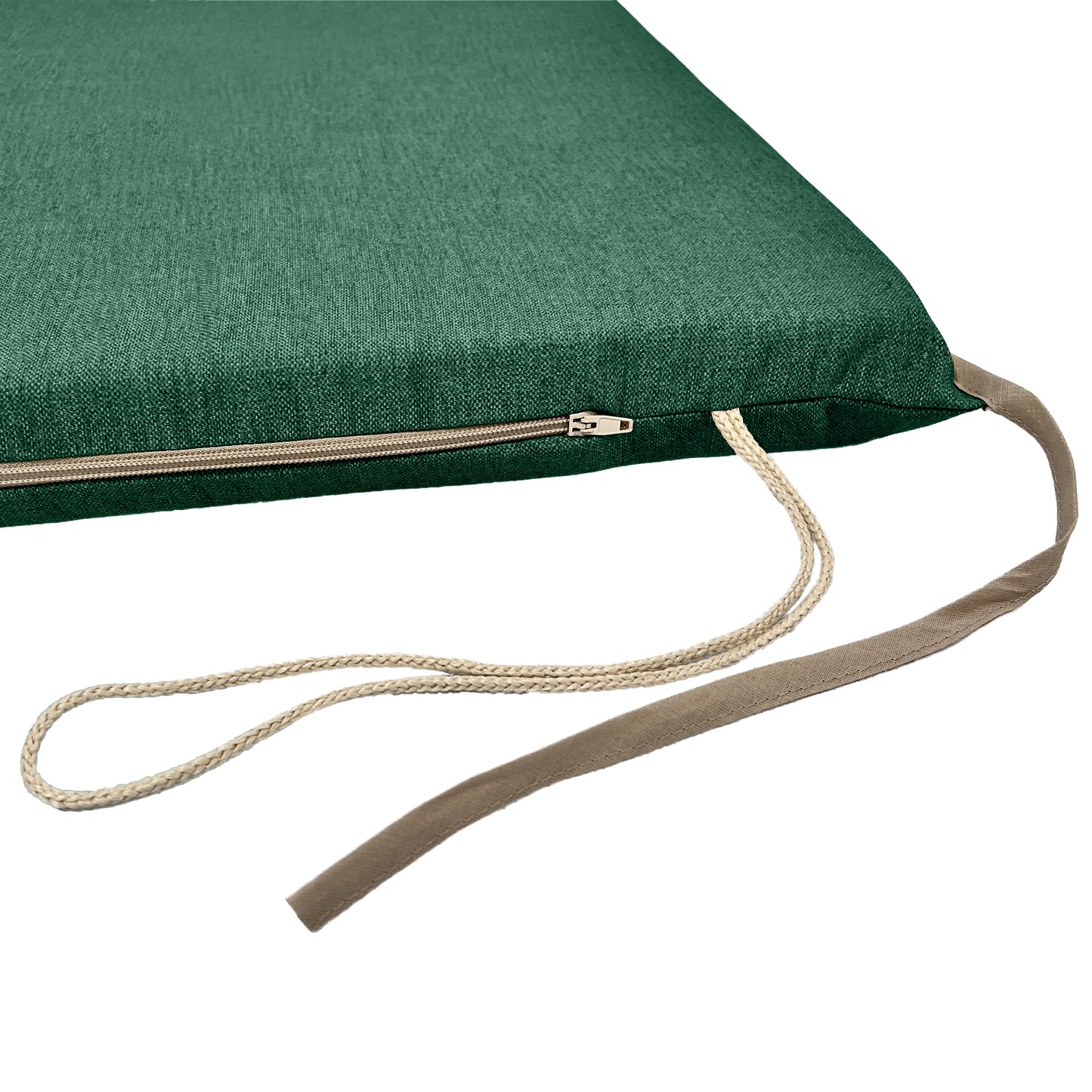 Cuscino verde per dondolo da giardino - linea unito