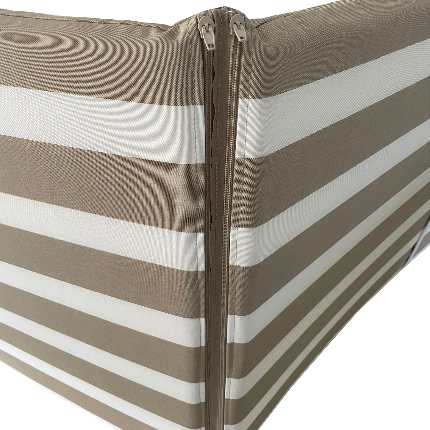 Cuscino Beige fasciato per lettino prendisole - Poliestere impermeabile