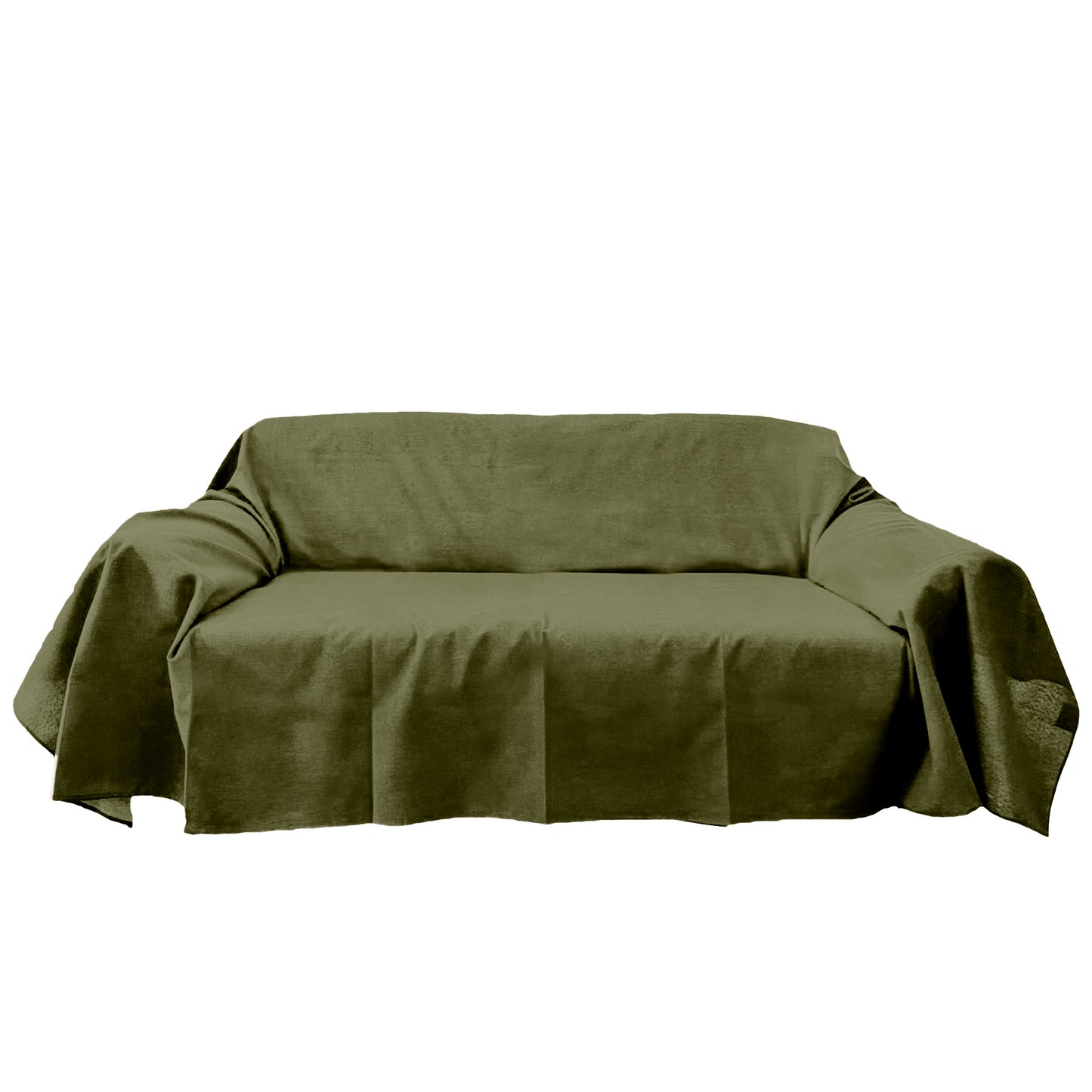 Telo arredo multiuso cachi - copridivano made in Italy