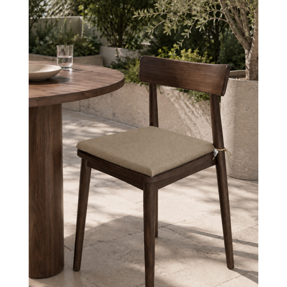 Cuscini copri sedie da cucina antimacchia Sfoderabilii Beige Scuro - Linea Palermo