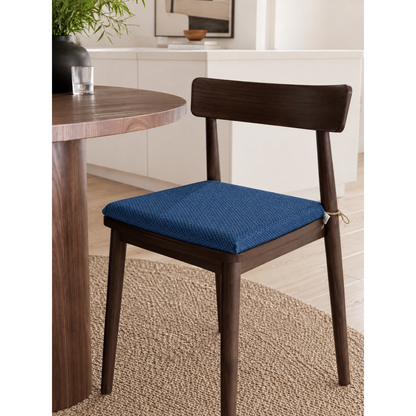 Cuscini copri sedie da cucina antimacchia Sfoderabilii Blu - Linea Palermo