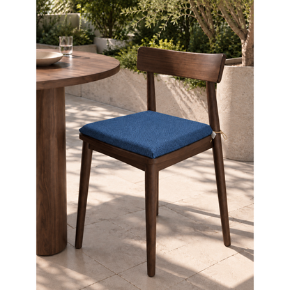 Cuscini copri sedie da cucina antimacchia Sfoderabilii Blu - Linea Palermo