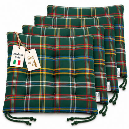 Cuscini copri sedie da cucina Verde - Linea British