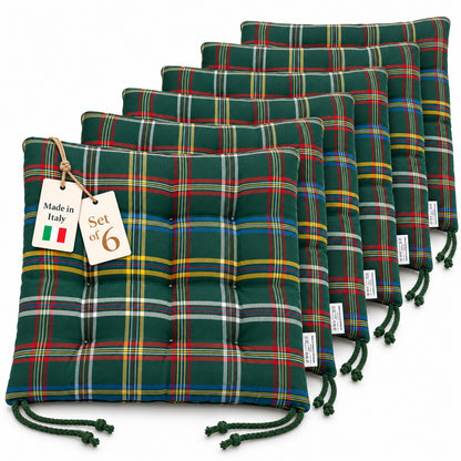 Cuscini copri sedie da cucina Verde - Linea British