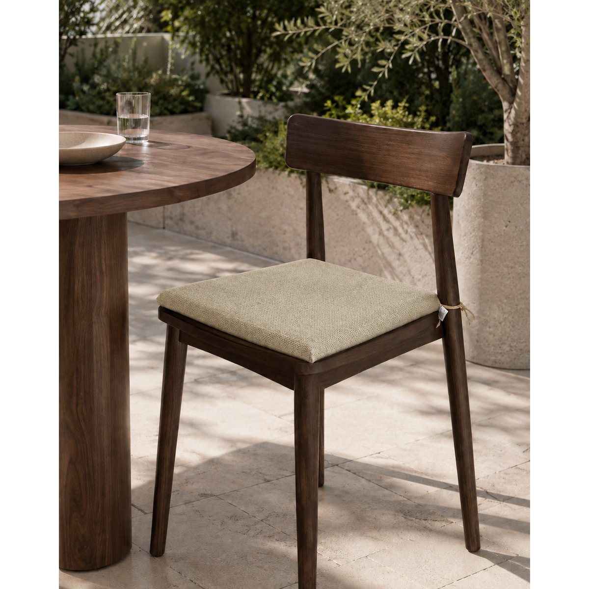 Cuscini copri sedie da cucina antimacchia Sfoderabilii Corda - Linea Palermo